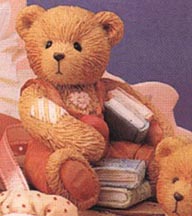 Enesco Cherished Teddies Figurine - Seth (September) - School Days
