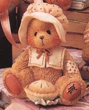 Enesco Cherished Teddies Figurine - Nichole (November) - Thanks For Friends