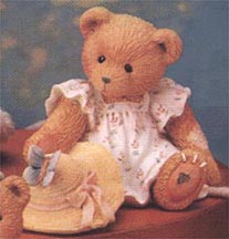 Enesco Cherished Teddies Figurine - Courtney - Springtime Is A Blessing From Above