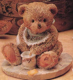 Enesco Cherished Teddies Figurine - Benji - Life Is Sweet, Enjoy