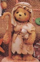 Enesco Cherished Teddies Figurine - Sammy - Little Lambs Are In My Care