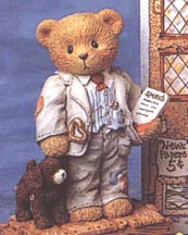 Enesco Cherished Teddies Figurine - Mayor Wilson T. Beary