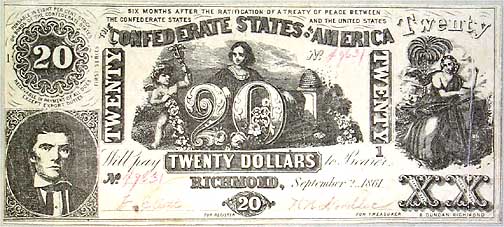 Confederate States Currency photo