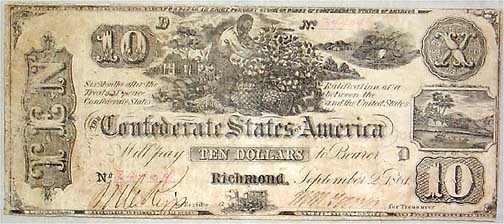 Confederate States Currency photo