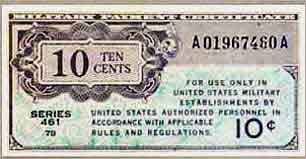 Military Payment Certificates - Series 461