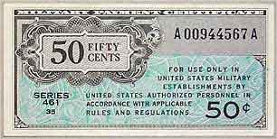 Military Payment Certificates - Series 461