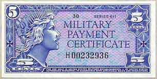 Military Payment Certificates - Series 611