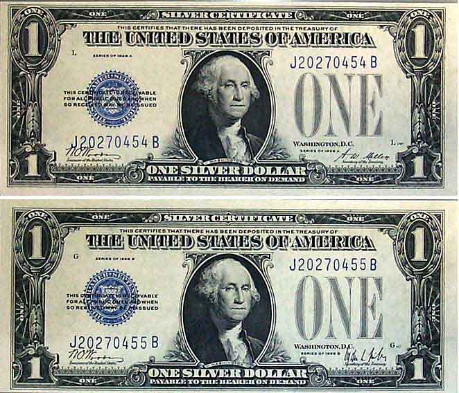 United States Fancy Number Currency Change Over Pair