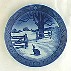 1971 Royal Copenhagen Christmas Plate