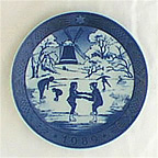 1989 Royal Copenhagen Christmas Plate