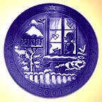 2001 Royal Copenhagen Christmas Plate