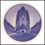 Royal Copenhagen Plaquette - Grundtvig's Church