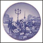 Royal Copenhagen Plaquette - Fish Sellers, Copenhagen