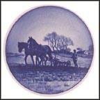 Royal Copenhagen Plaquette - Landmanden (The Farmer)