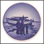 Royal Copenhagen Plaquette - Fiskere (Fishermen)