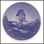 Royal Copenhagen Plaquette - Church Buried in Sand