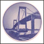 Royal Copenhagen Plaquette - New Little Belt Bridge