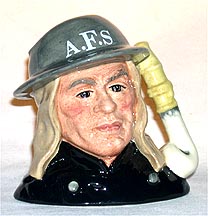 Royal Doulton Character Jug - Auxiliary Fireman