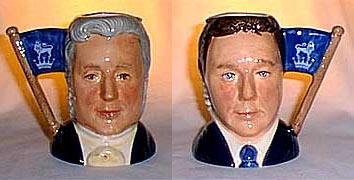Royal Doulton Character Jug - Sir Henry Doulton and Michael Doulton