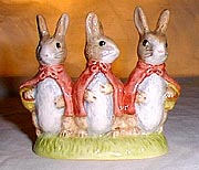 Royal Doulton Beatrix Potter Figurine - Flopsy, Mopsy & Cottontail