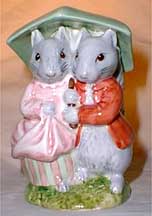 Royal Doulton Beatrix Potter Figurine - Goody And Timmy Tiptoes