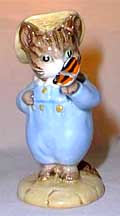 Royal Doulton Beatrix Potter Figurine - Tom Kitten And Butterfly
