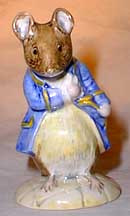 Royal Doulton Beatrix Potter Figurine - Gentleman Mouse Made A Bow