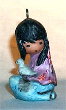 The White Dove Ornament Degrazia Figurine