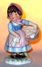 Girl With Laundry Basket Lore Blumenkinder Figurine