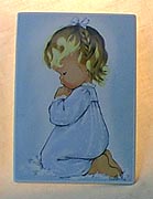 A Child's Prayer Charlot Byj 'blondes' Figurine