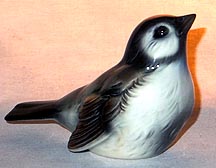 Bird - Brown/Blue/Green Bird Figurine