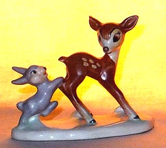 bambi and thumper figurine