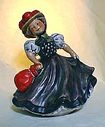 Festive Lady Tree Topper Figurine