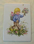 Springtime Suitor Plaque Lore Blumenkinder Figurine