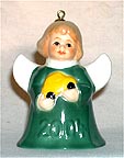 2004 Angel With Toy Car - Green Angel Bell