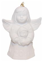 2017 Angel With Penguin - White Angel Bell