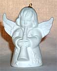 1976 Angel With Clarinet - White Angel Bell