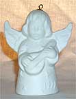 1977 Angel With Mandolin - White Angel Bell