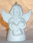 1980 Angel With Saxophone - White Angel Bell