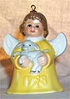1998 Angel With Lamb - Yellow Angel Bell