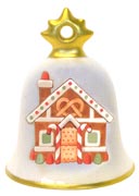 2009 Gingerbread House Annual Christmas Bell Ornament