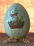 1997 Basket Of Kittens Annual Easter Egg