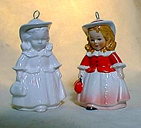 1988 Little Girl Color Annual Christmas Ornament