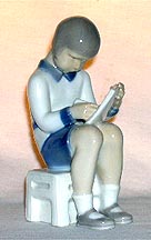 Bing & Grondahl Figurine - Girl, Reading