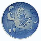 Joyful Flight collector plate by Carole Roller