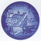 Chief Big Bear and Little Wolf collector plate by Sven Vestergaard