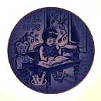 My First Book collector plate by Sven Vestergaard