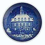 Christmas In Williamsburg collector plate by Jack Woodson