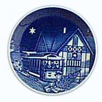 Christmas In San Francisco collector plate by Jack Woodson