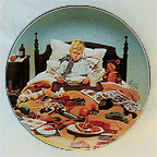 Bored Sick collector plate by Kurt Ard